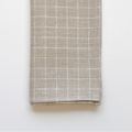 Windowpane Linen Napkins – Set of 4 (Finestra) | Neutral Flax Cloth Napkins