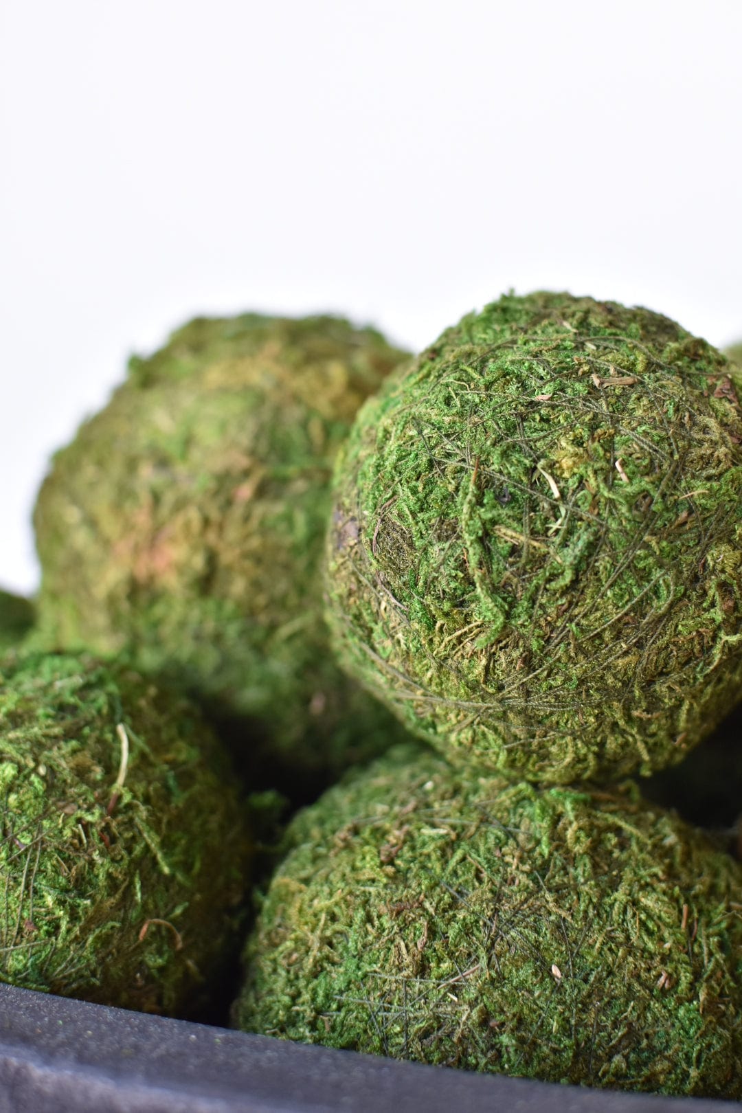 3" Preserved Moss Balls, Set of 6