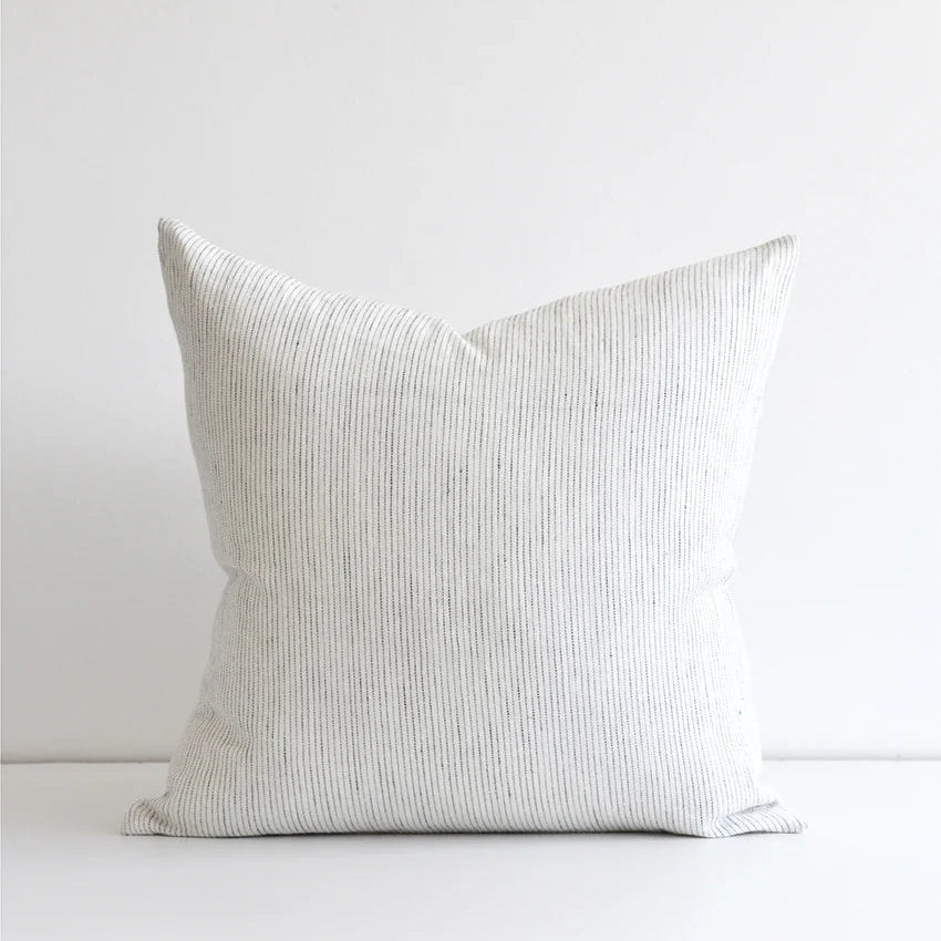 Morse Code Dot Pillow Cover – Delicate Dotted Pattern | Neutral Textured Decorative Cushion