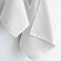 Cotton Waffle Bath Towel – Jacki | Soft Textured Lightweight Towel for Spa-Like Bathroom