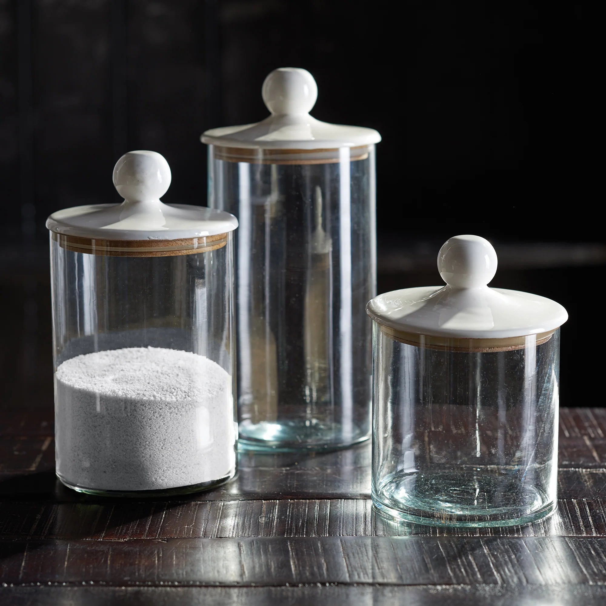 Minimalist Kitchen Canisters Set of 3 – Modern Storage Containers with Lids | Sorelle Rossi