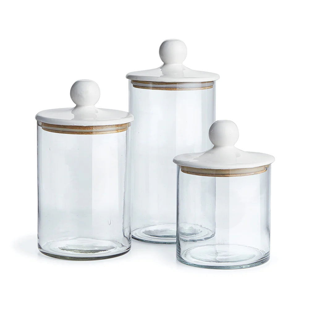 Minimalist Kitchen Canisters Set of 3 – Modern Storage Containers with Lids | Sorelle Rossi