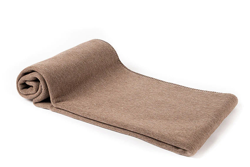 Alpaca Wool Bedspread – Livorno | Luxury Neutral Throw Blanket in 5 Colors