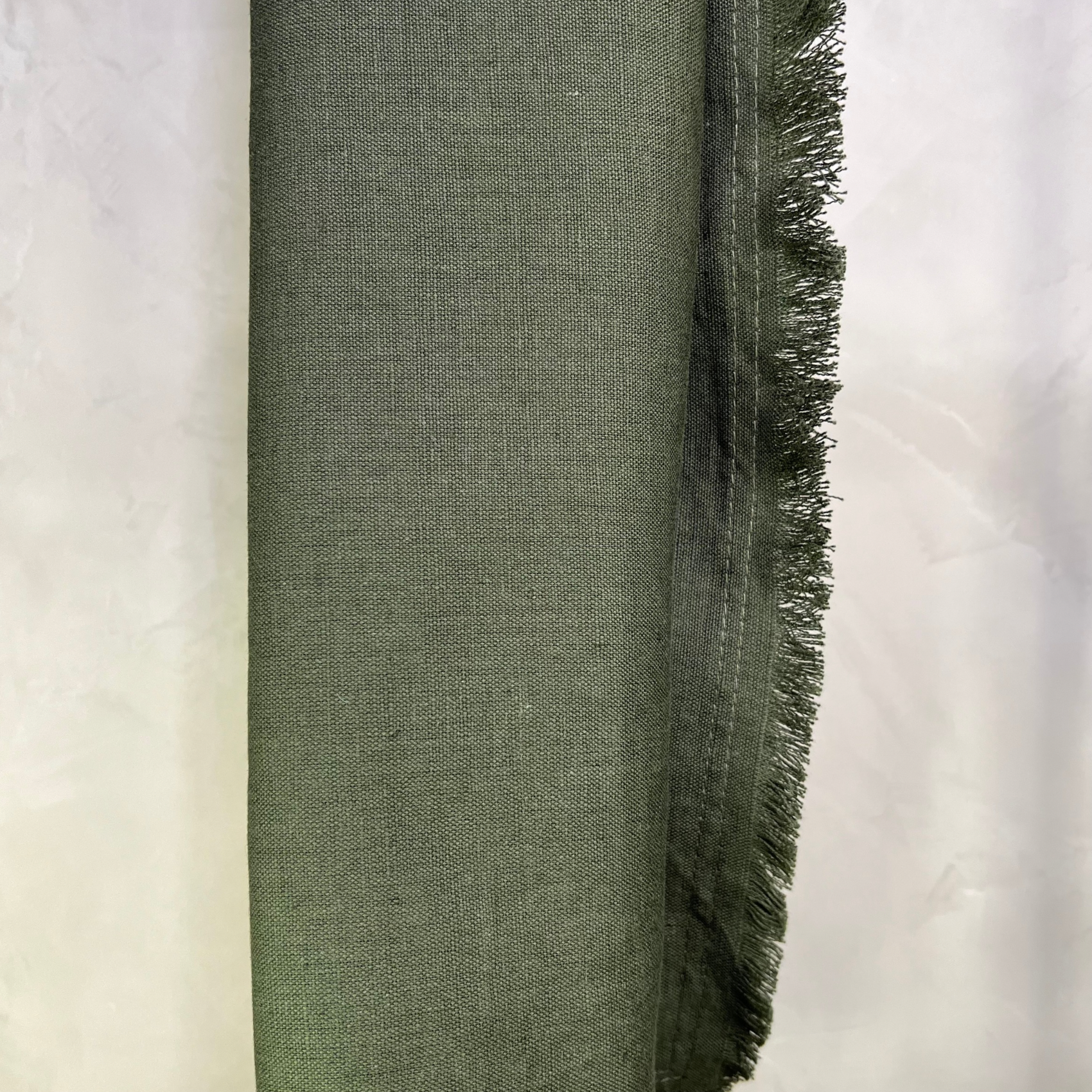 Vivienne Olive Linen Pillow