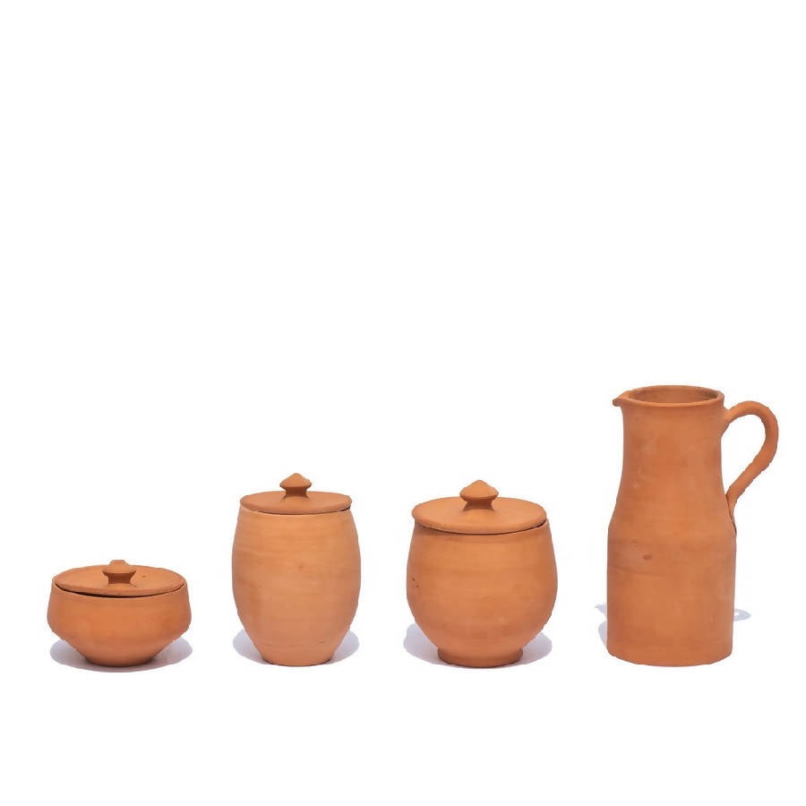 Handcrafted terracotta lidded trinket jar with warm earthy clay finish and timeless Mediterranean-inspired styling | Sorelle Rossi Shoppe