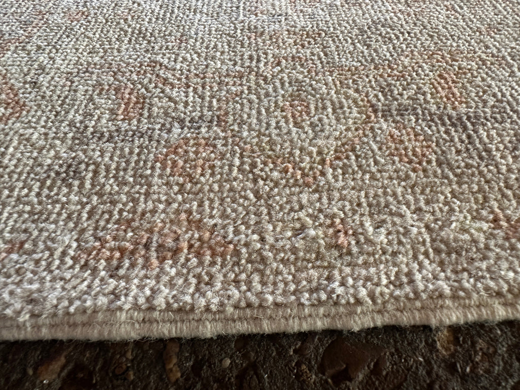Susan Davenport 2.9x11.11 Beige and Orange Whitewashed Afghani Oushak Runner
