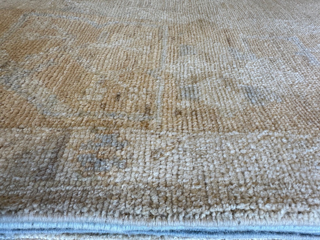 Valerie 8.10x11.6 Cream Whitewashed Afghani Oushak Rug