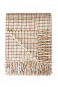 Glencoe Oversized Alpaca & Wool Throw Blanket – Heavyweight Luxury Throw | Ivory, Camel, & Sand