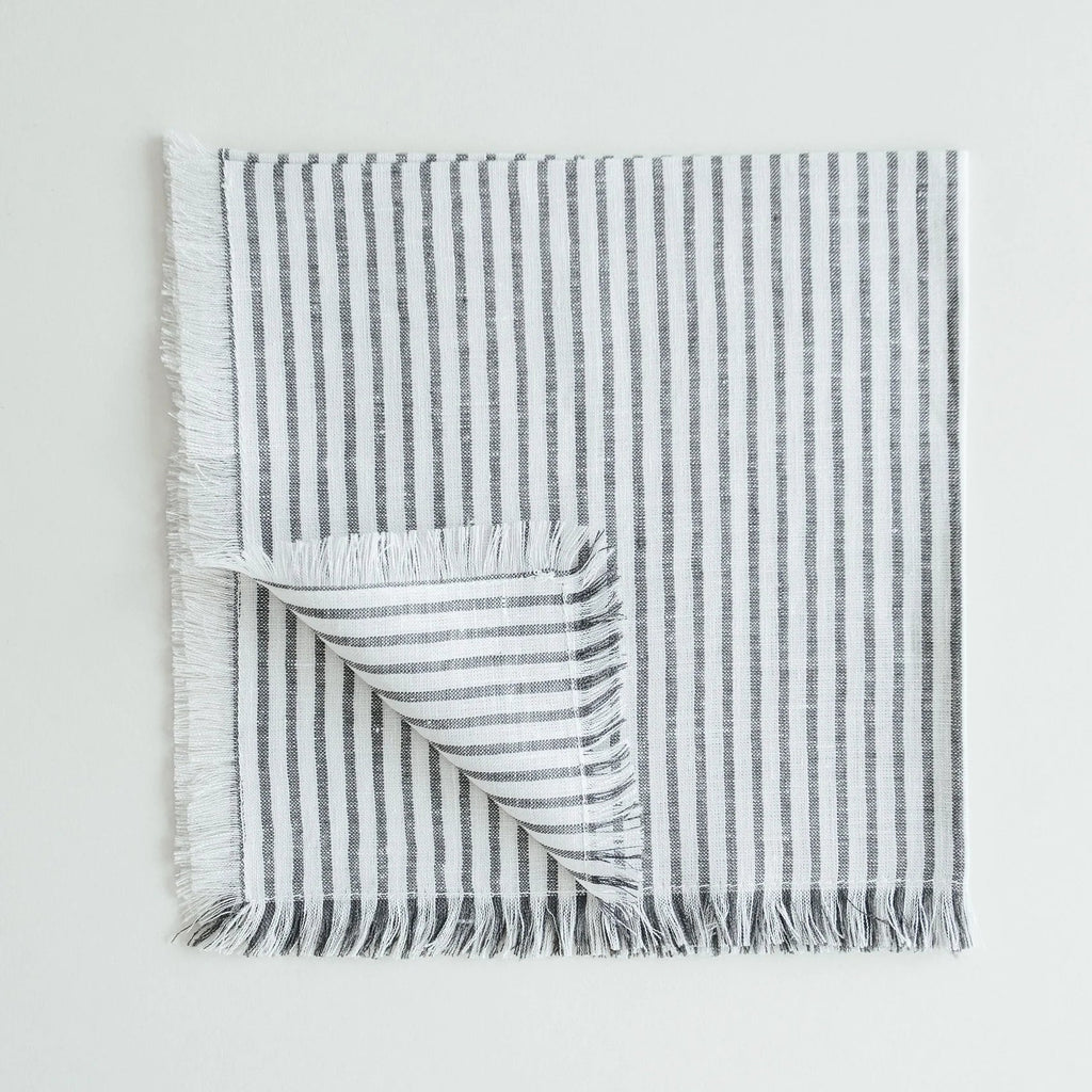Linen Napkins – Set of 4 (Dixon) | Neutral European Flax Cloth Napkins
