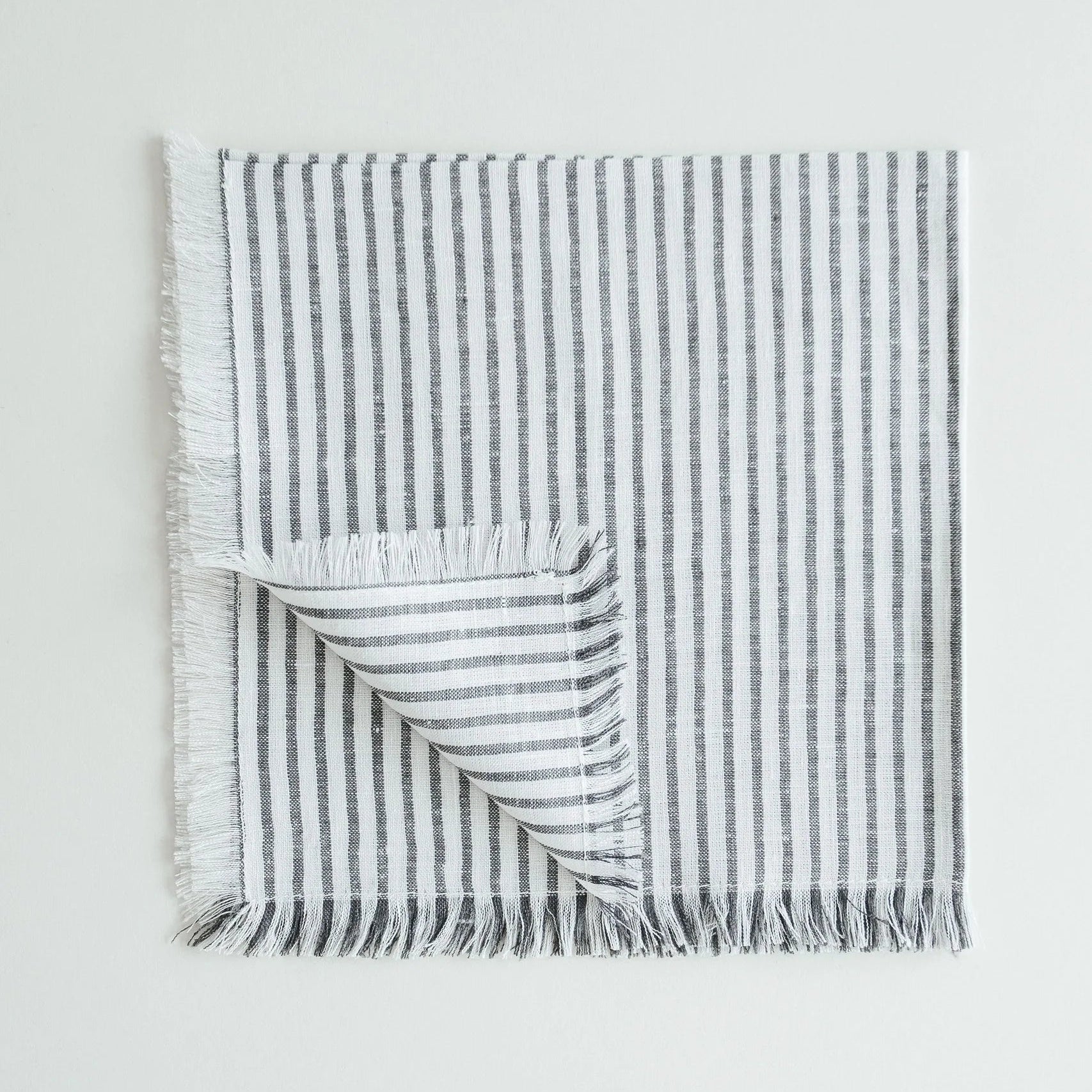 Linen Napkins – Set of 4 (Dixon) | Neutral European Flax Cloth Napkins