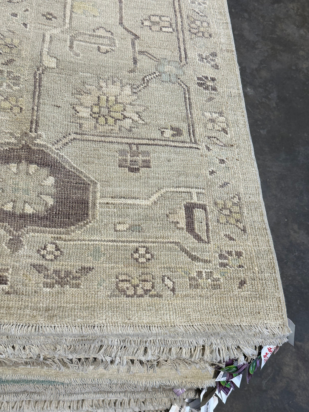 Jaime Ray Newman 9.11x13.7 Gray Whitewashed Afghani Oushak