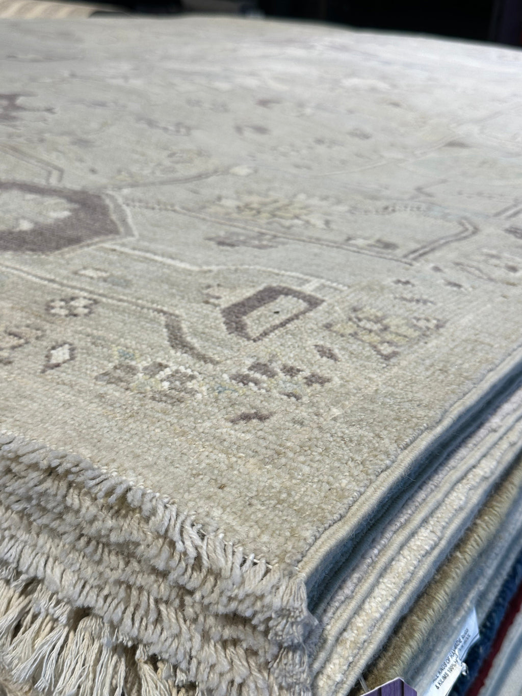 Jaime Ray Newman 9.11x13.7 Gray Whitewashed Afghani Oushak