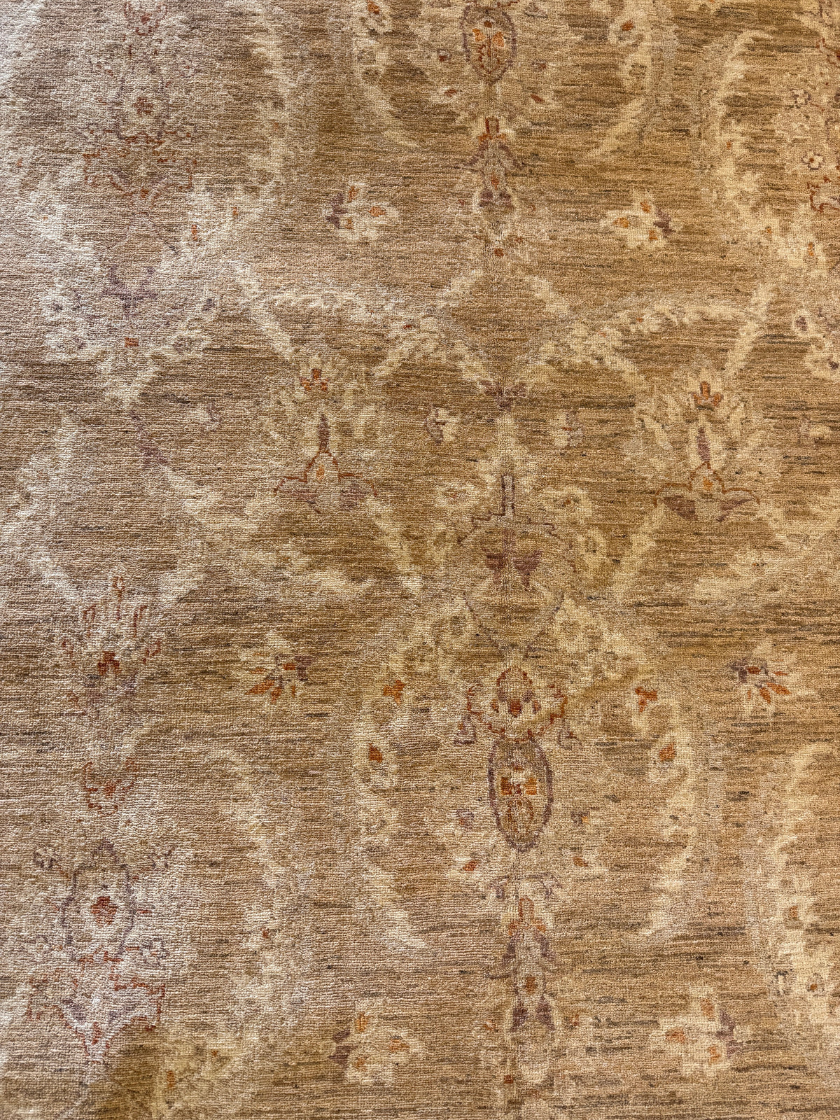 Nancy Wheeler 8x10 Afghani Oushak Cream Rug