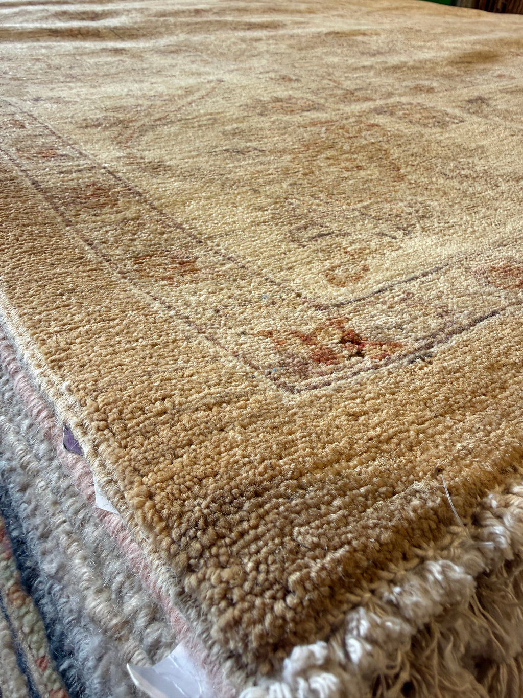 Nancy Wheeler 8x10 Afghani Oushak Cream Rug