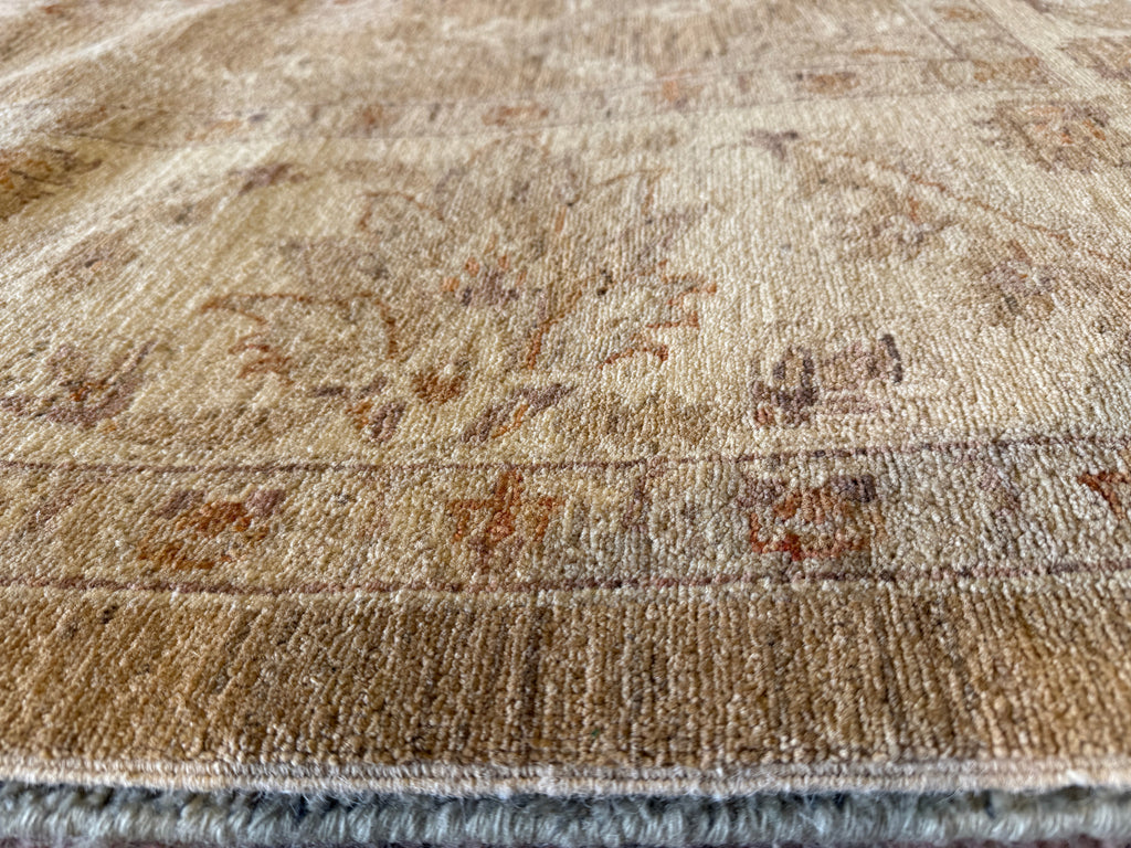 Nancy Wheeler 8x10 Afghani Oushak Cream Rug