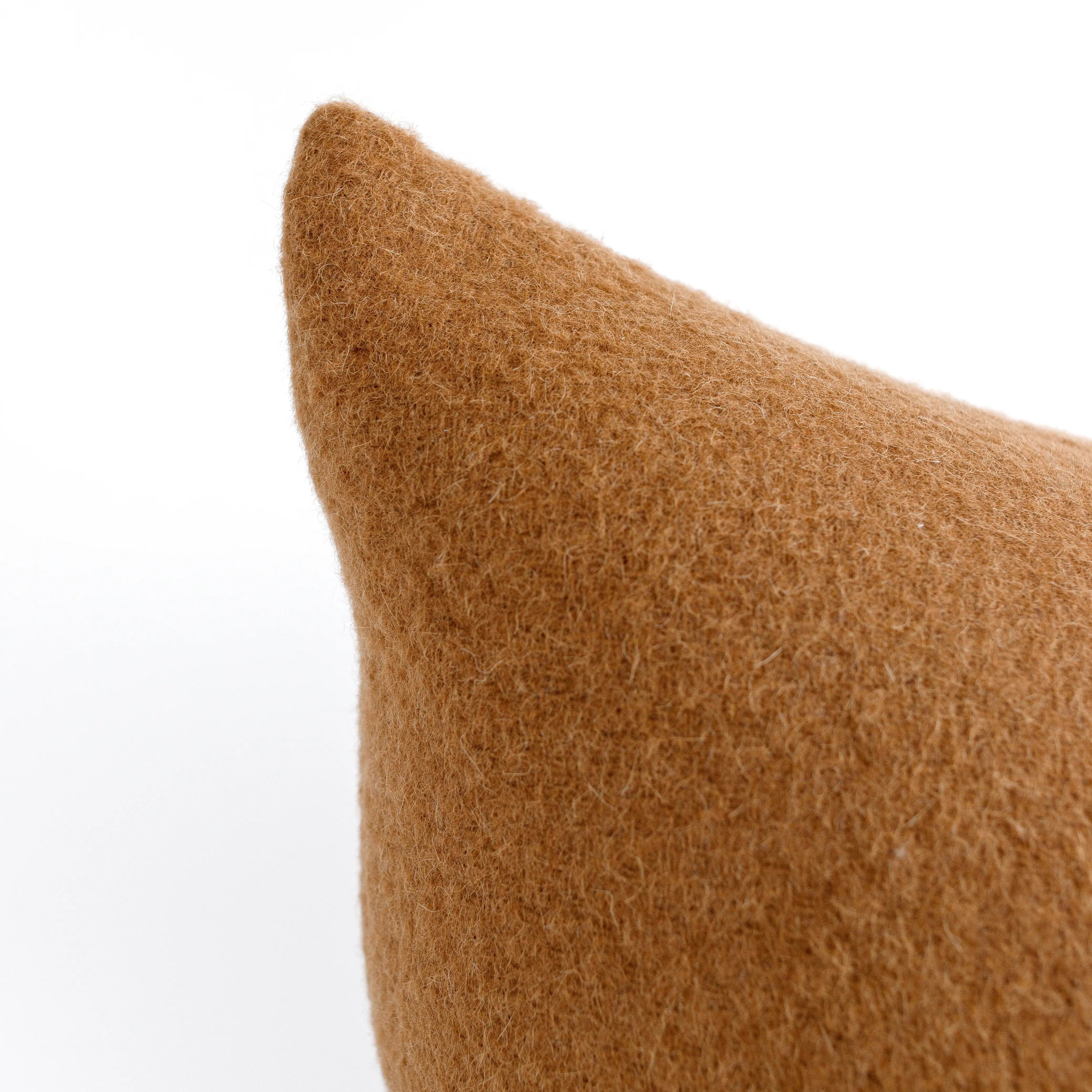 Cork Alpaca & Wool Pillow Cover – 6 Earthy Colorways | Made in Canada