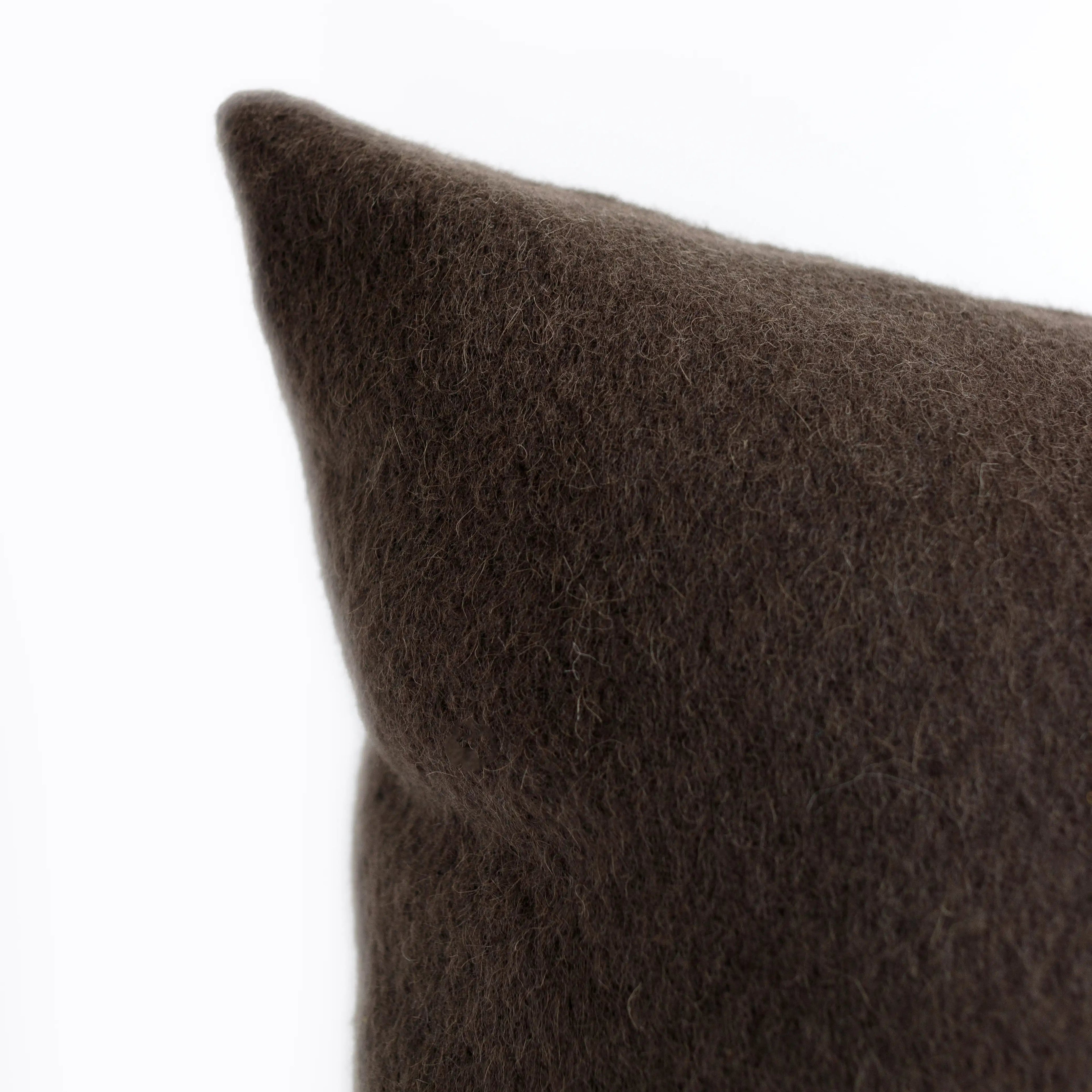 Cork Alpaca & Wool Pillow Cover – 6 Earthy Colorways | Made in Canada