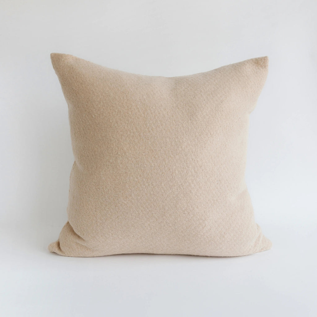Cork Alpaca & Wool Pillow Cover – 6 Earthy Colorways | Made in Canada