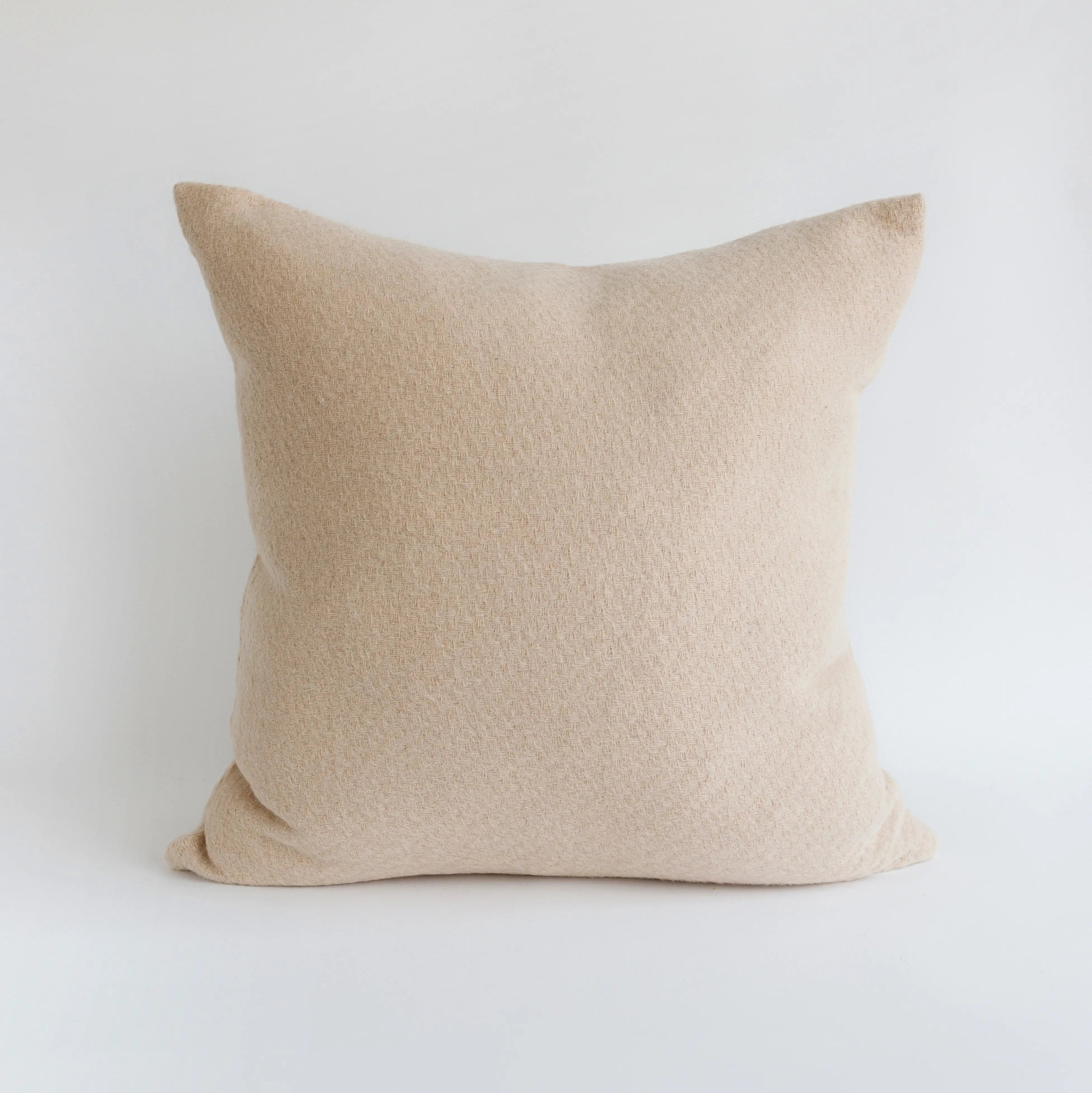 Cork Alpaca & Wool Pillow Cover – 6 Earthy Colorways | Made in Canada