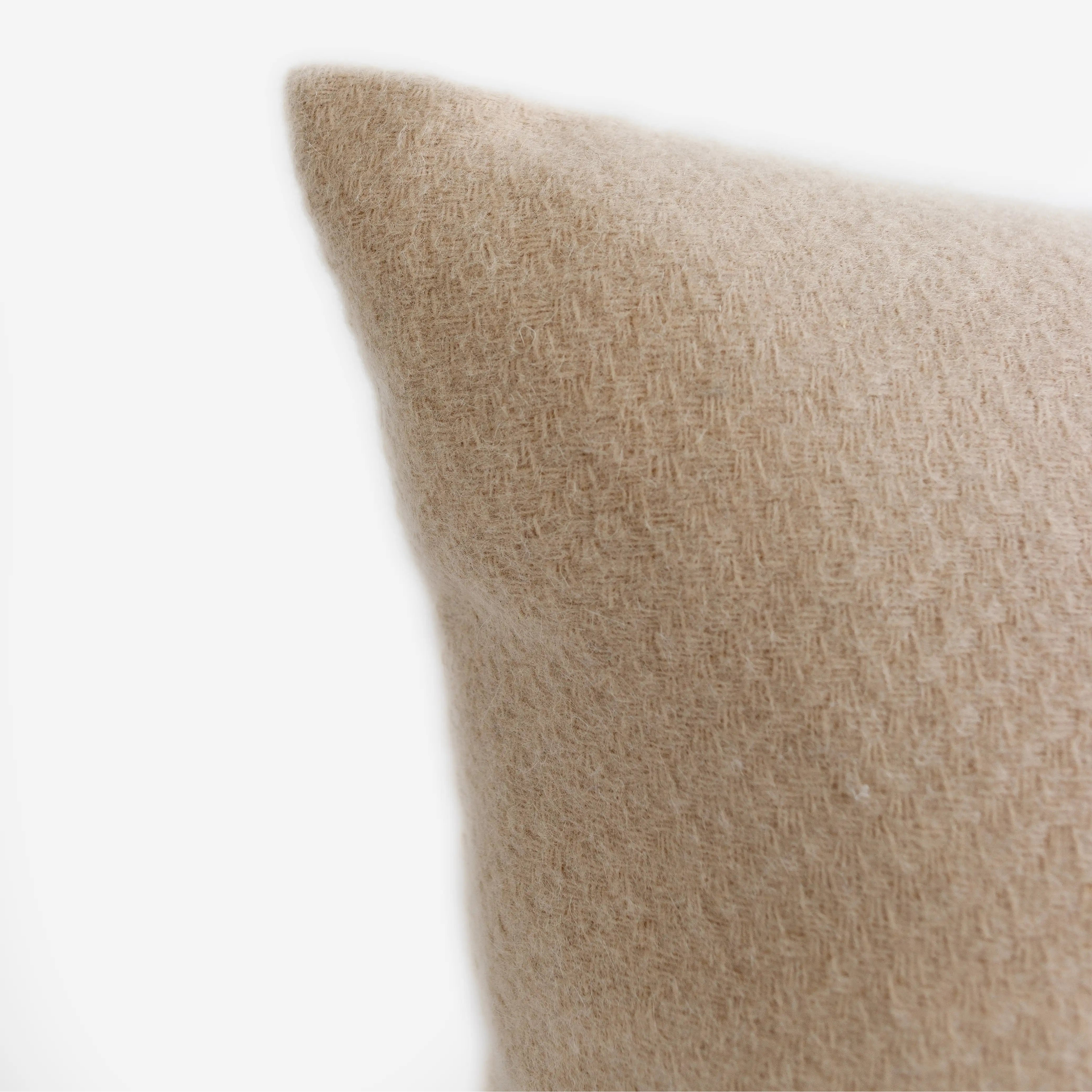 Cork Alpaca & Wool Pillow Cover – 6 Earthy Colorways | Made in Canada
