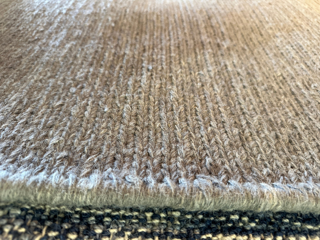 Toto 8x9.9 Handwoven Gray Durrie Rug