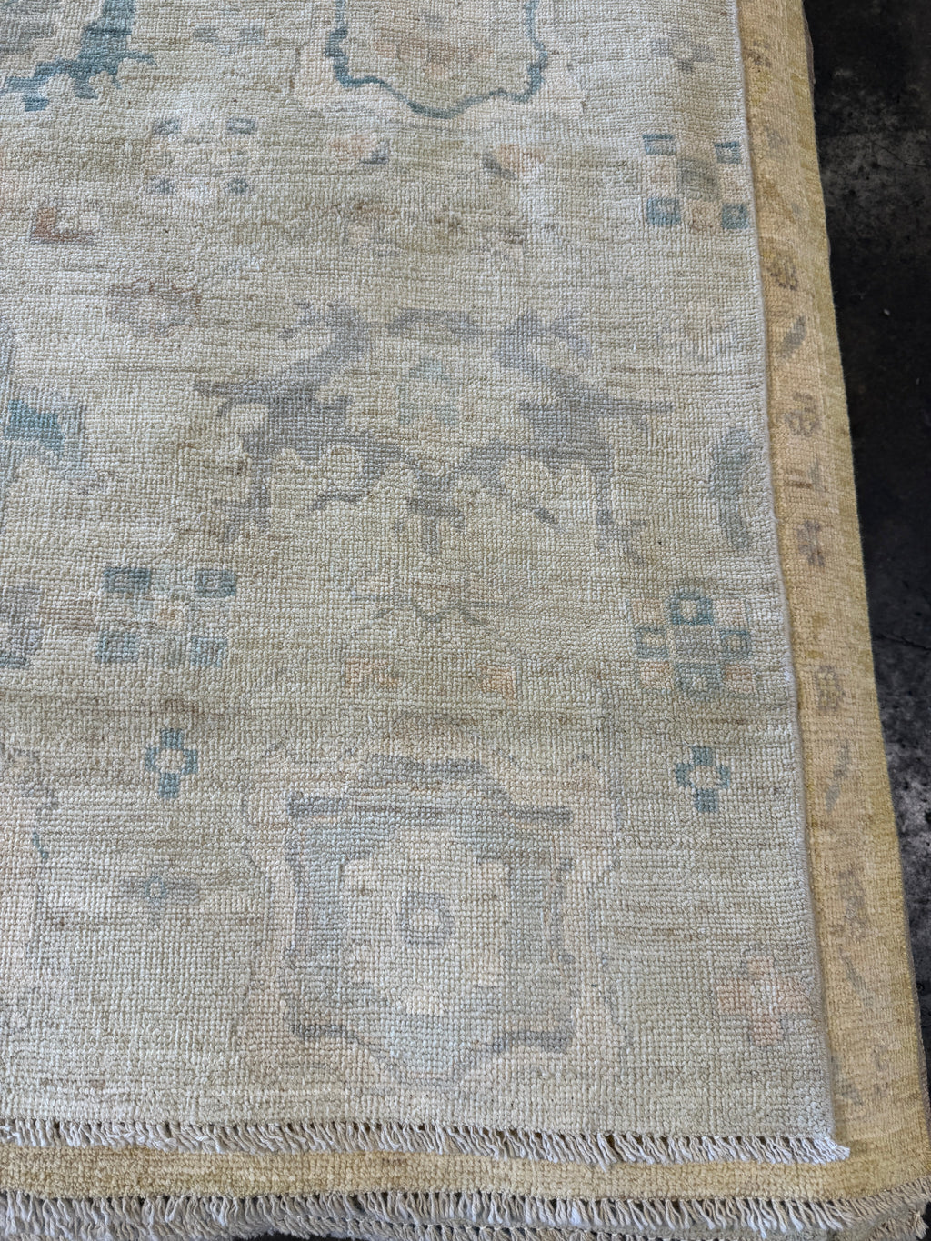 Principal Gita 8.6x12 Light Blue Hand-Knotted Whitewashed Oushak