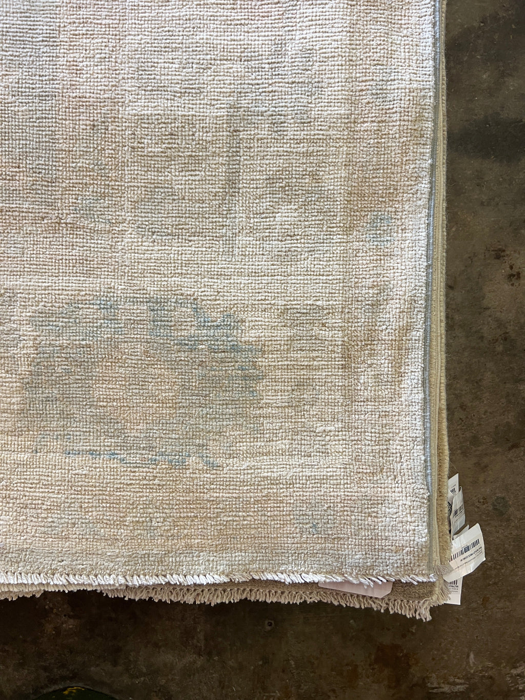 Karen Fukuhara 8.11x12.3 Cream Whitewashed Afghani Oushak