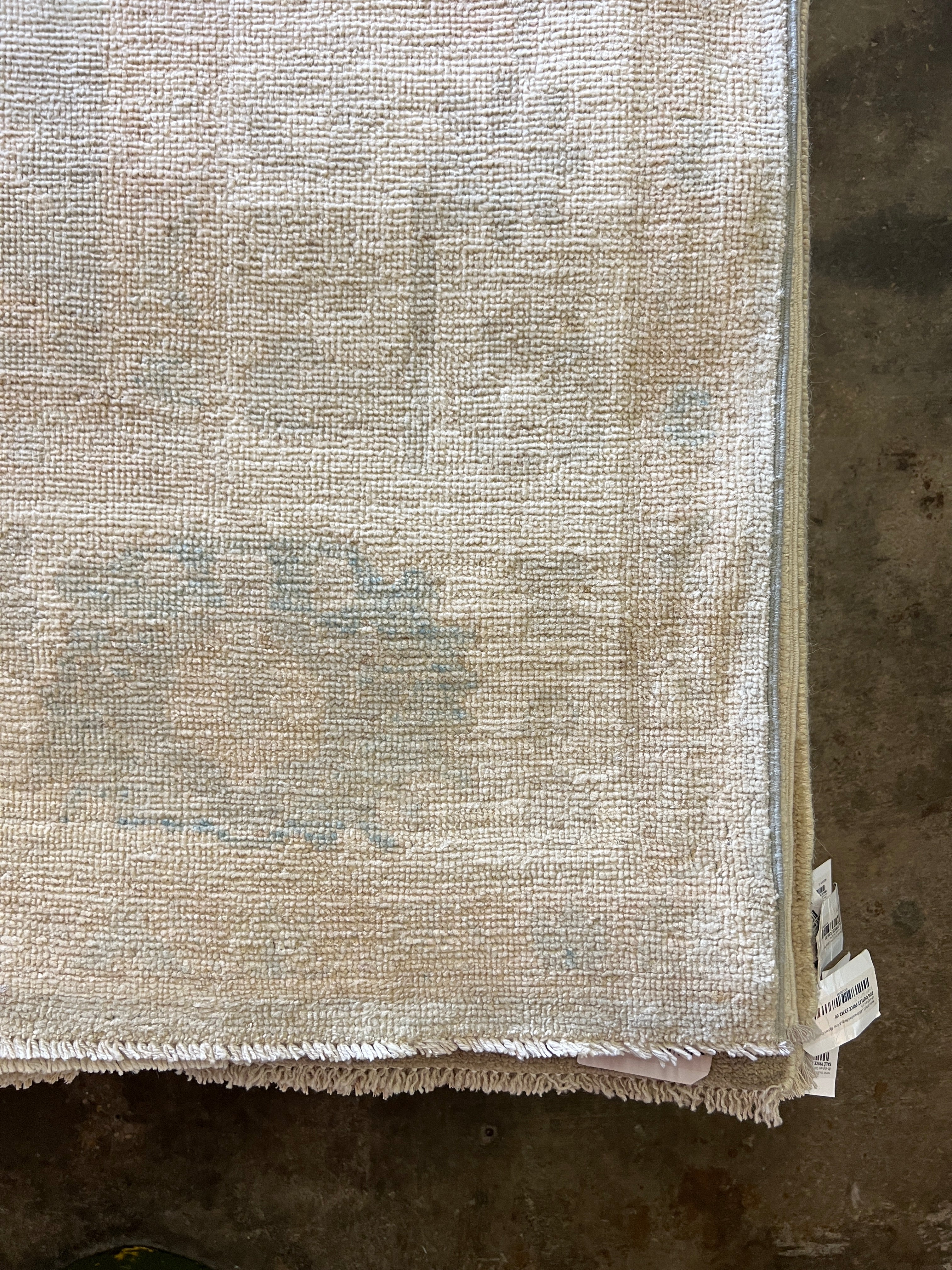 Karen Fukuhara 8.11x12.3 Cream Whitewashed Afghani Oushak