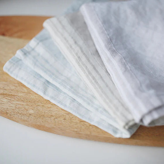 Linen Napkins – Set of 4 (Maison) | Stonewashed European Flax Cloth Napkins