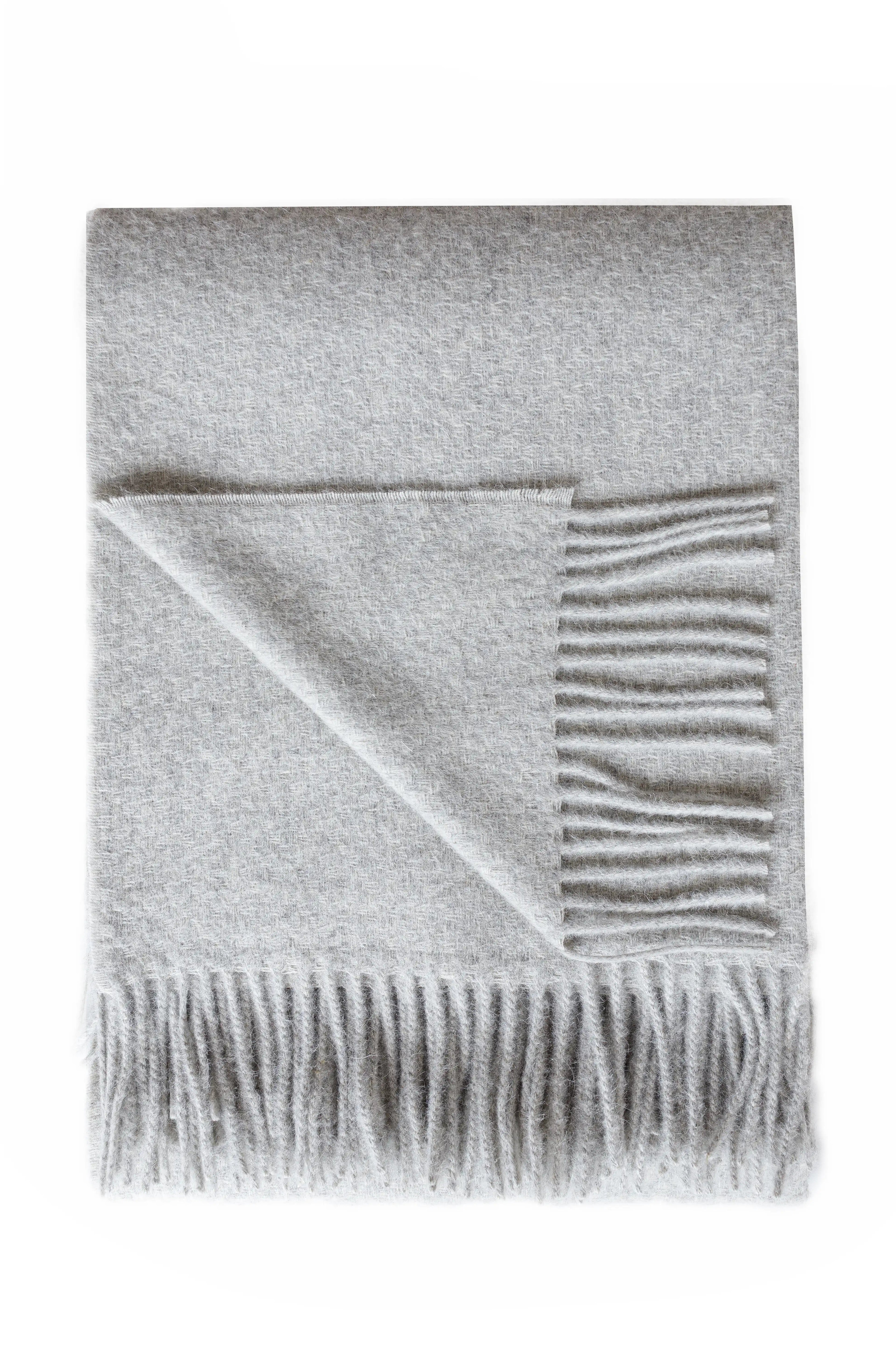 Cork Alpaca & Wool Throw | Luxury blanket | Sorelle Rossi