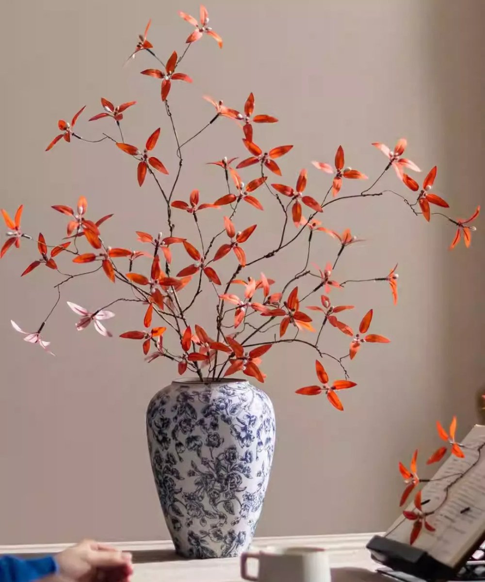 Autumn Pomegranate Leaf Stem
