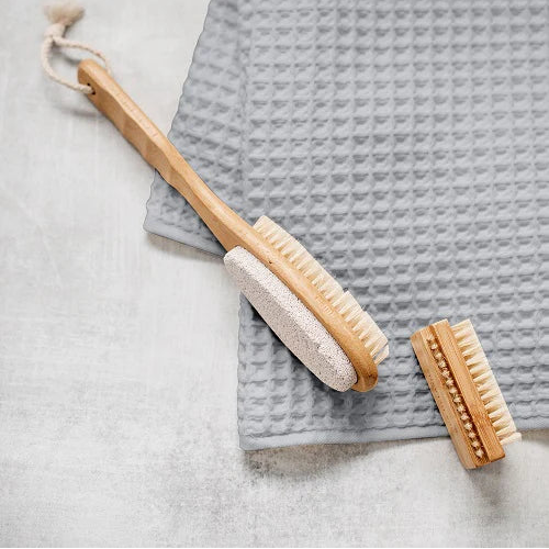 Cotton Waffle Bath Towel – Jacki | Soft Textured Lightweight Towel for Spa-Like Bathroom