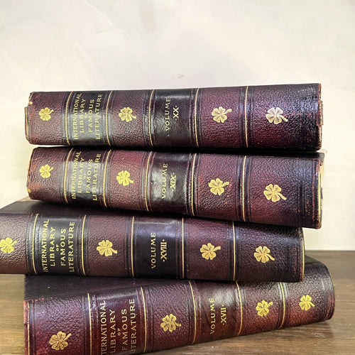 1898 International Library of Famous Literature | Leather Bound First Edition, 1 of 1000