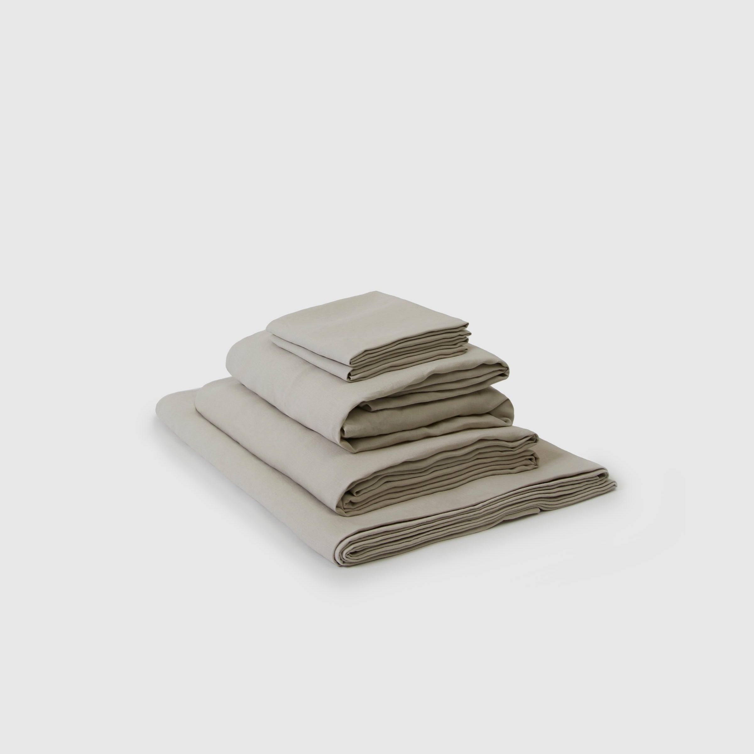 French Flax Linen Sheet & Duvet Set – Stonewashed Luxury Bedding (Complete Set)