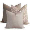 Oakley Pillow Combination | Set of Three Pillow Covers