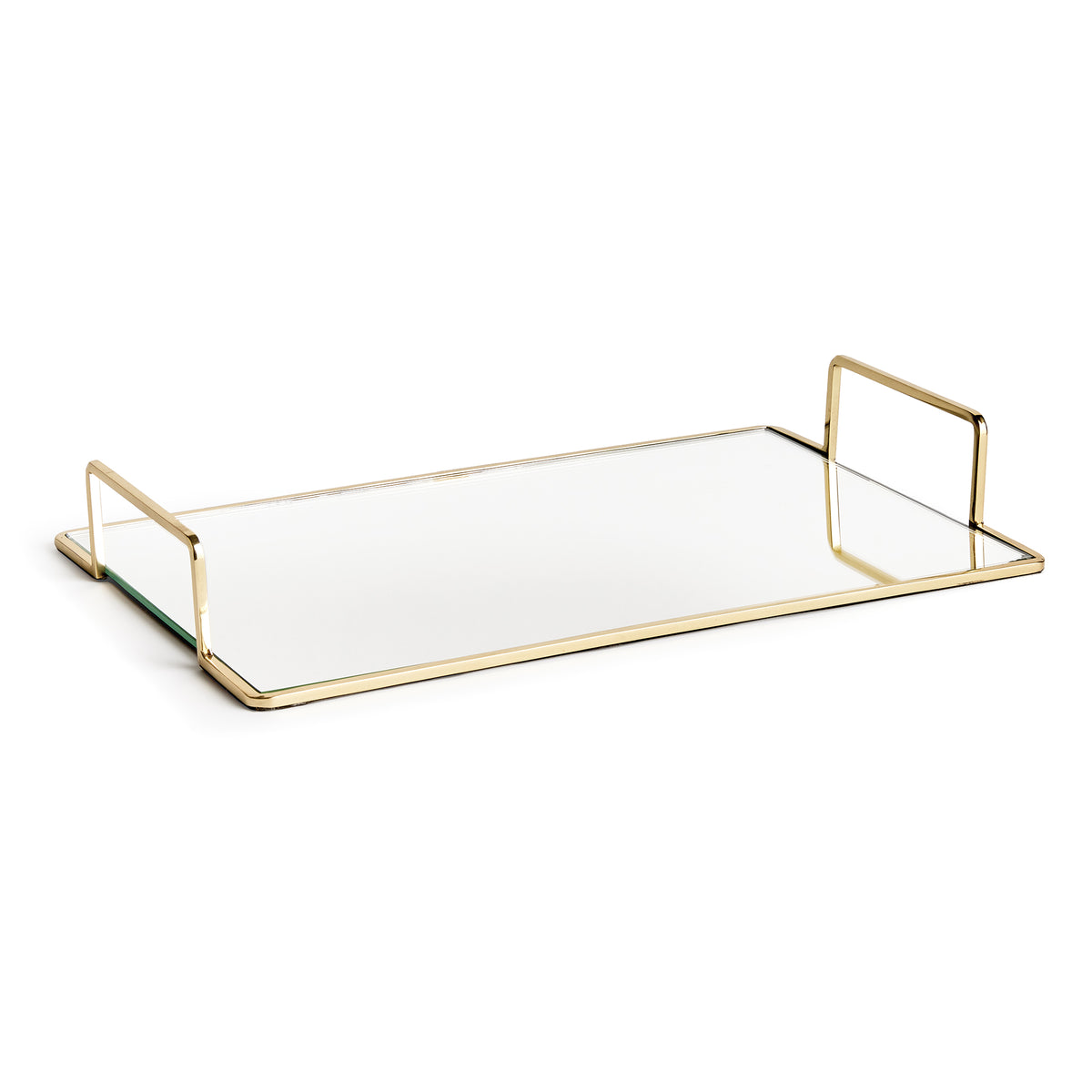 Covina Mirrored Decorative Tray - 17.5-Inch Accent