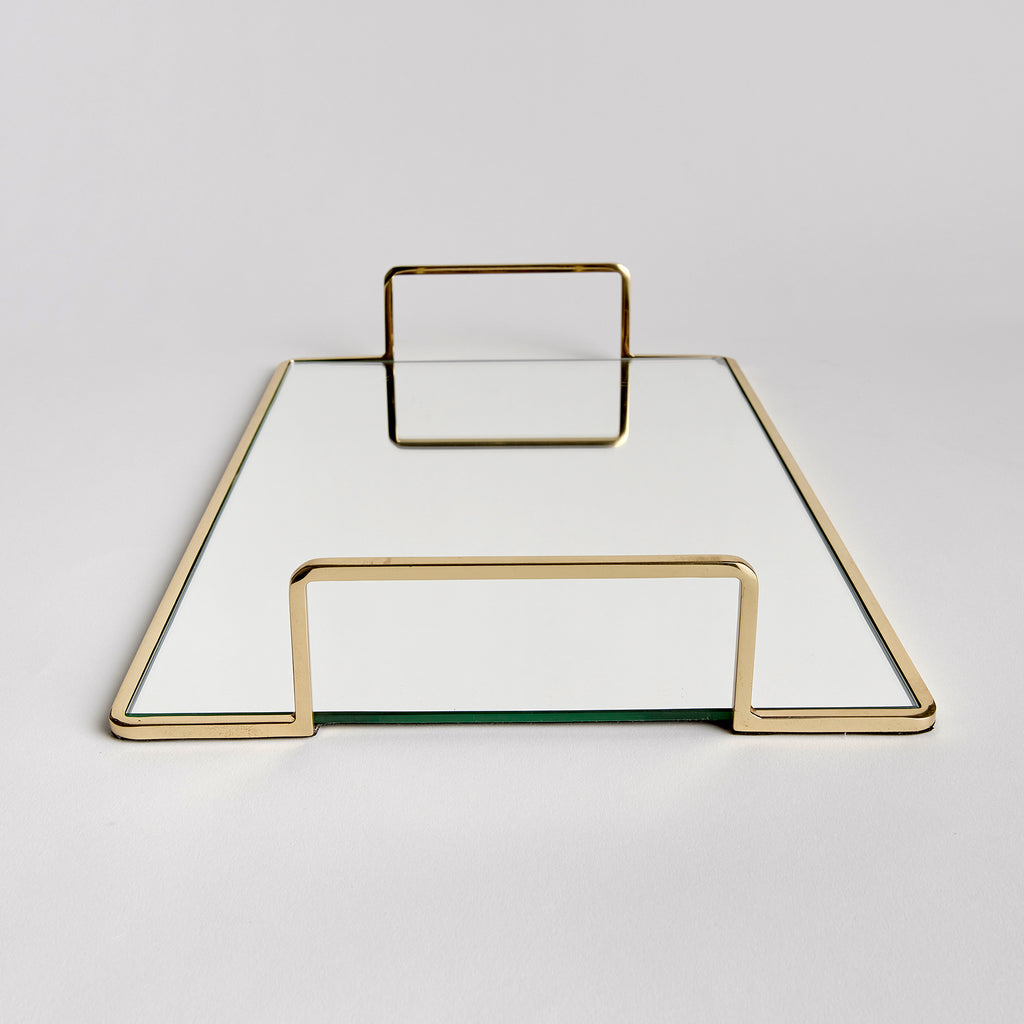 Covina Mirrored Decorative Tray - 17.5-Inch Accent