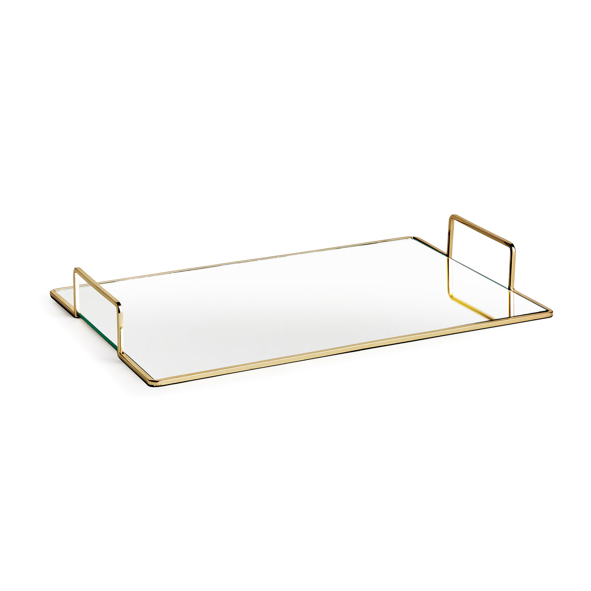 Covina Mirrored Decorative Tray - 17.5-Inch Accent
