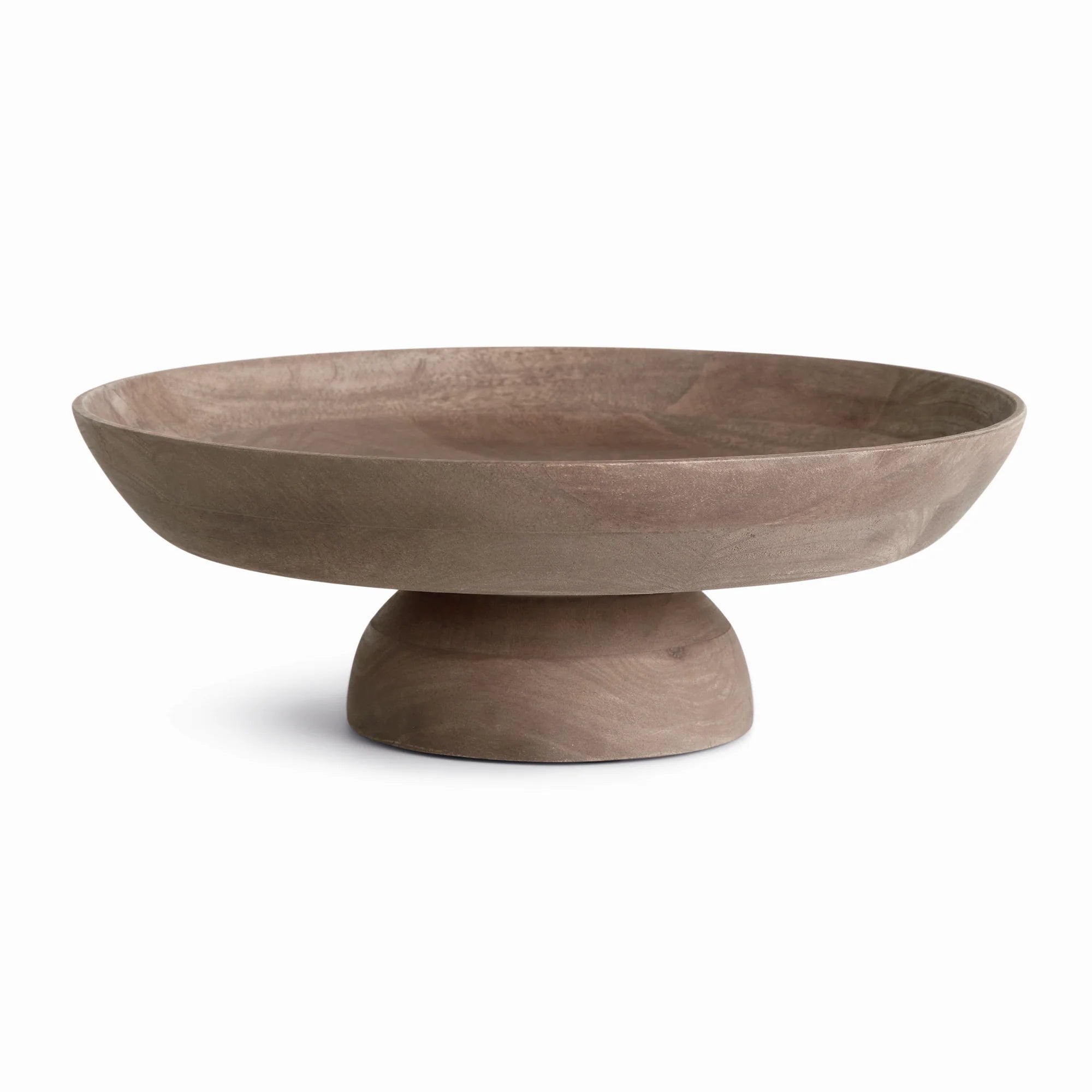 Mango Wood Footed Bowl – Wooden Serving & Decorative Centerpiece Bowl | Sorelle Rossi