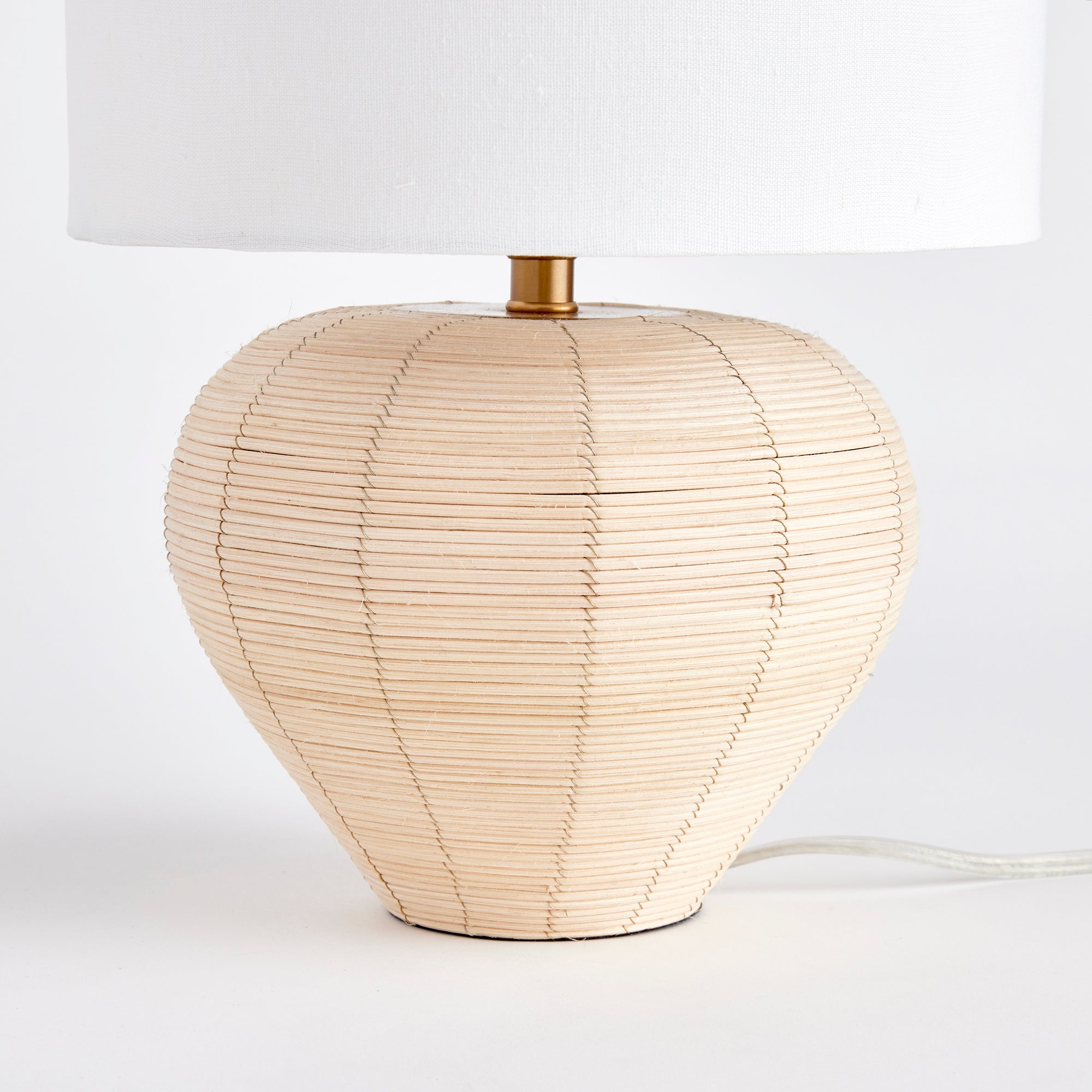 Maye Tapered Mini Rattan Lamp
