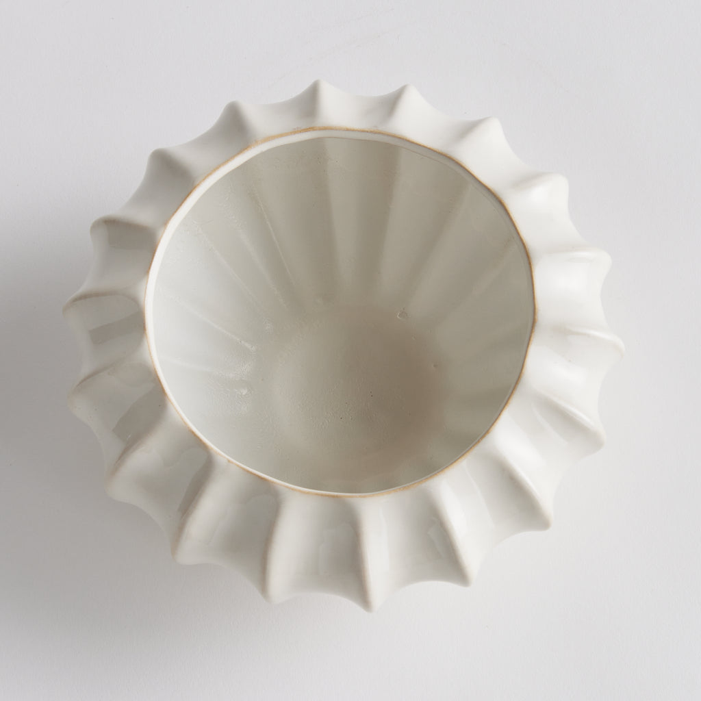 Blecklyn Small Decorative Bowl – Sculpted Coastal Design