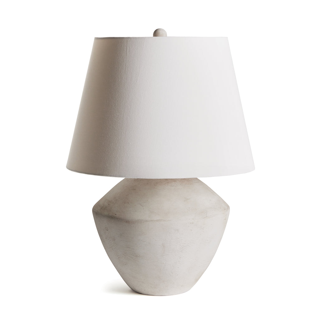 Sculptural Matte Ceramic Table Lamp