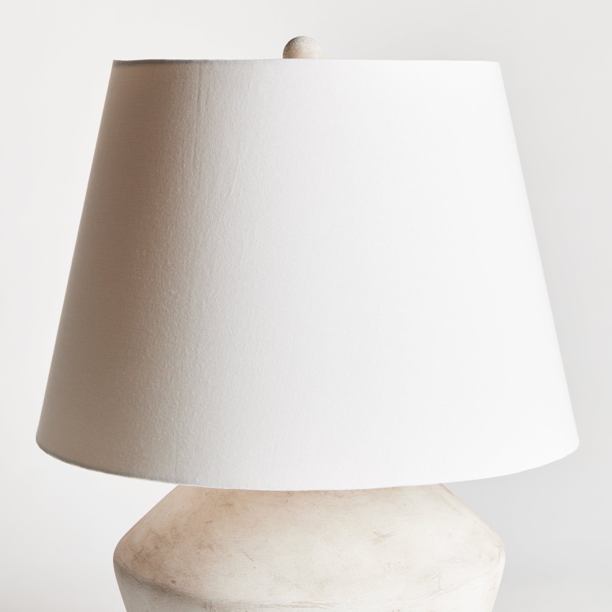 Sculptural Matte Ceramic Table Lamp