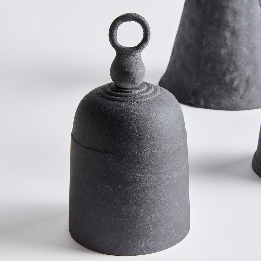 Black Cast Aluminum & Iron Bells - Set of 3