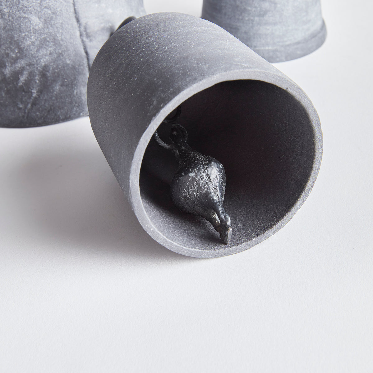Black Cast Aluminum & Iron Bells - Set of 3