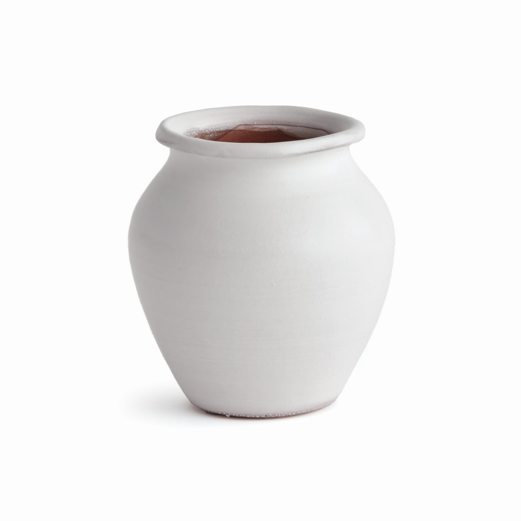 Mirela Small Hand-Thrown Terracotta Drum Vase