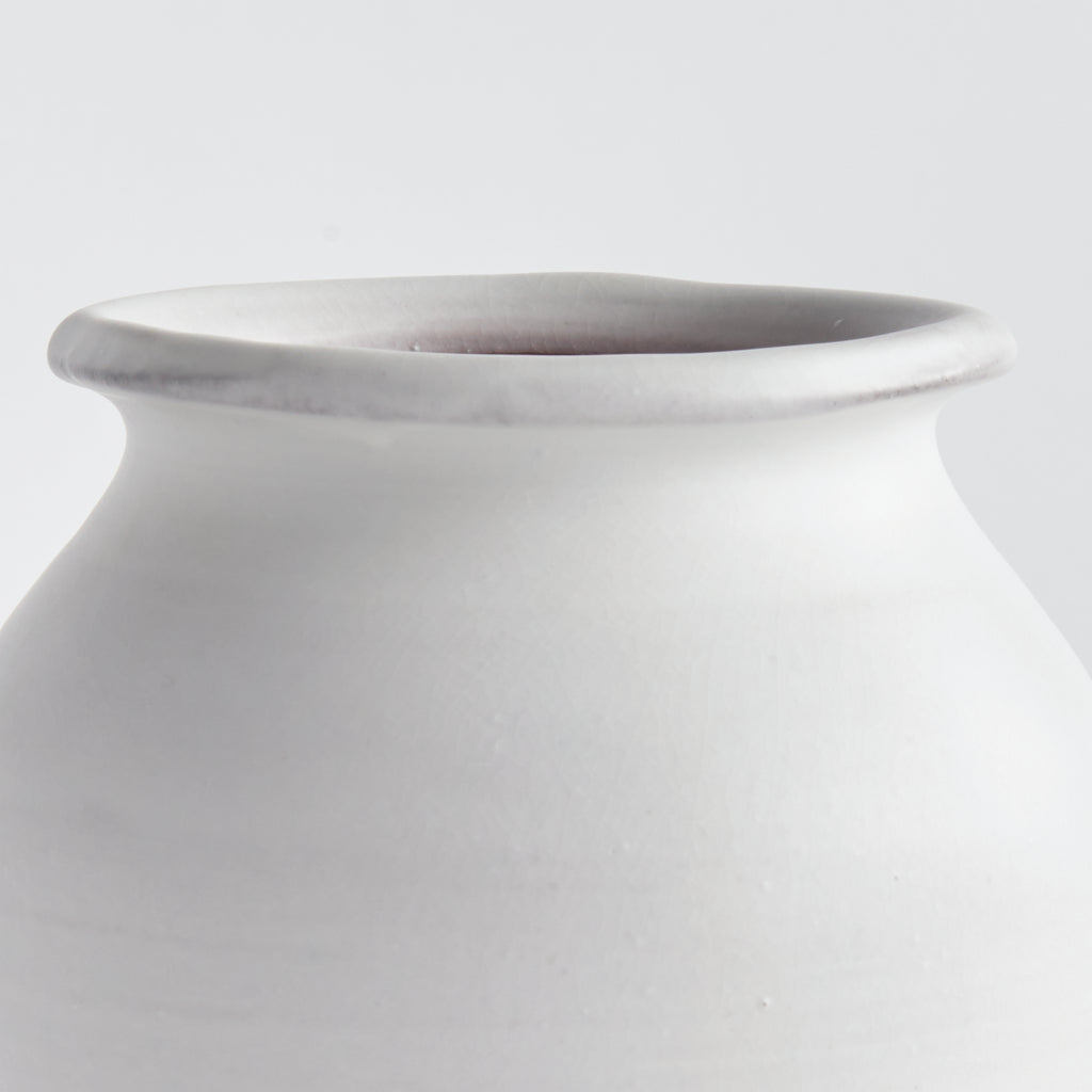 Mirela Small Hand-Thrown Terracotta Drum Vase