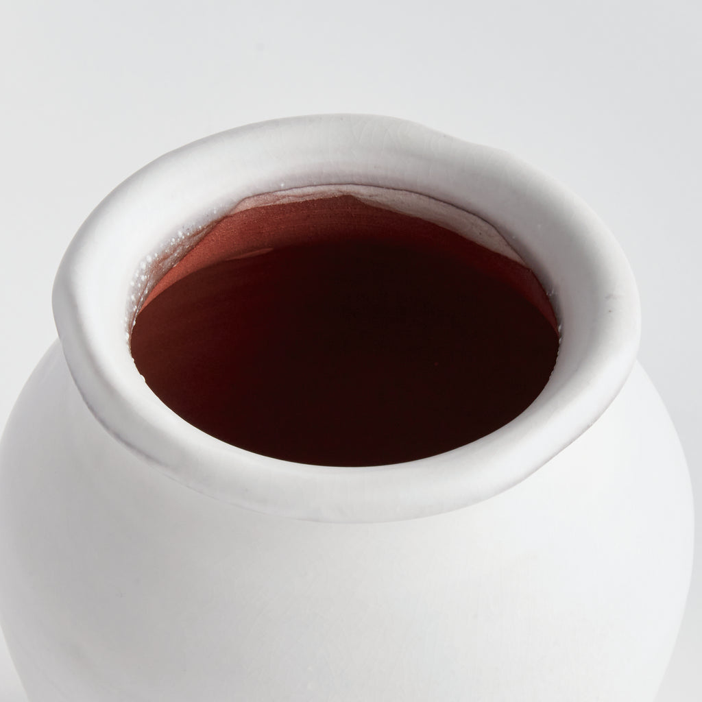 Mirela Small Hand-Thrown Terracotta Drum Vase