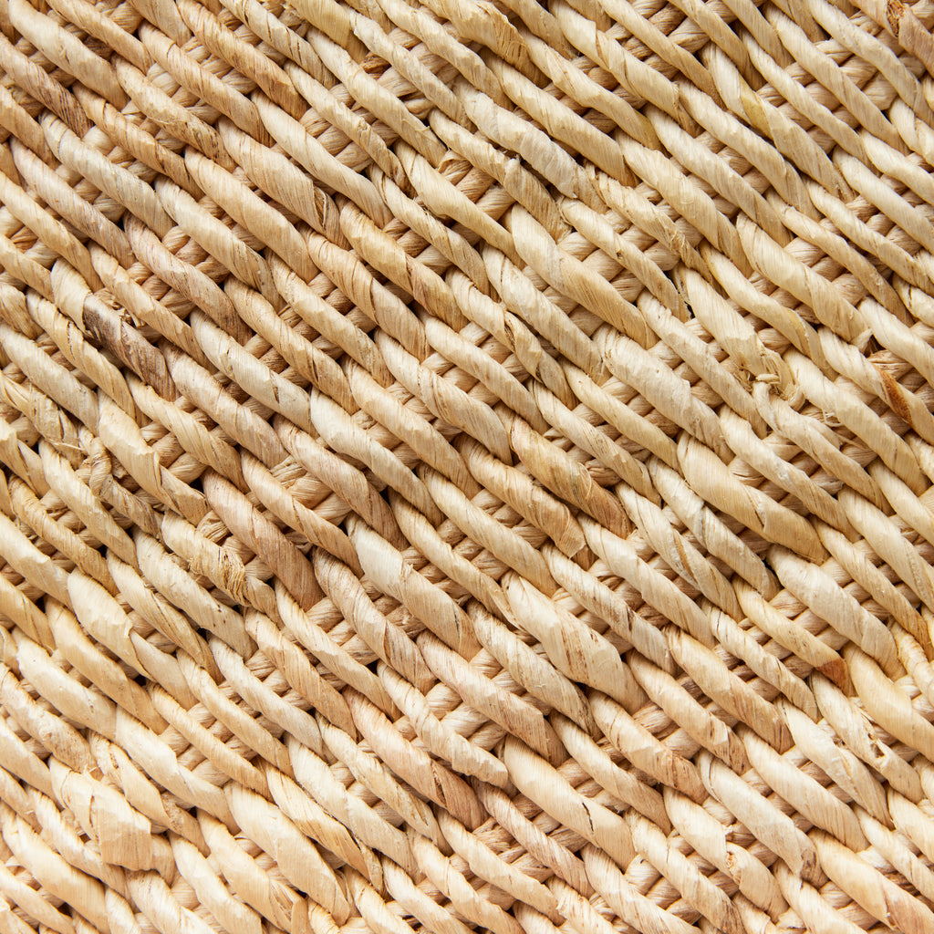 Abaca French Braided Trays, Set of 2