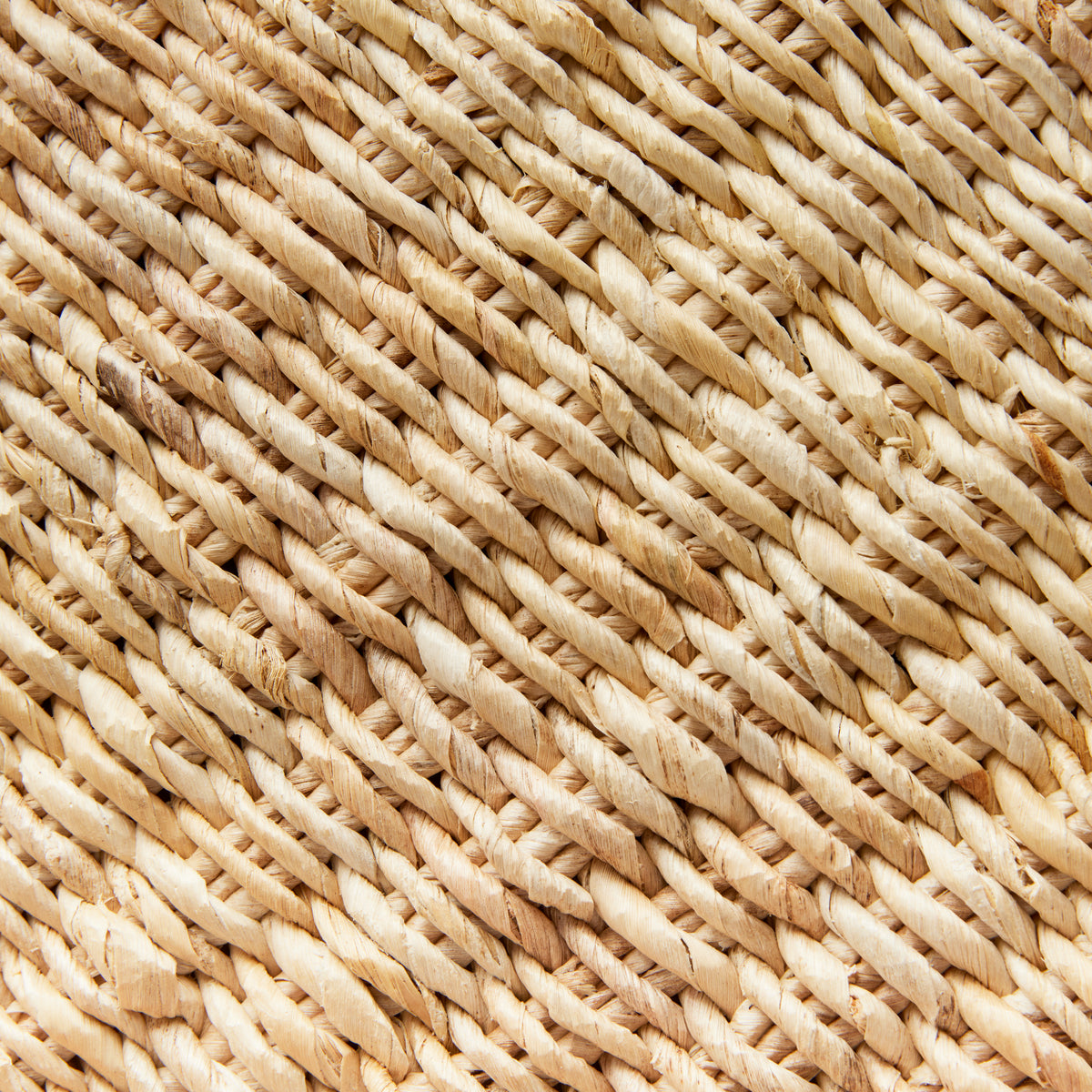 Abaca French Braided Trays, Set of 2
